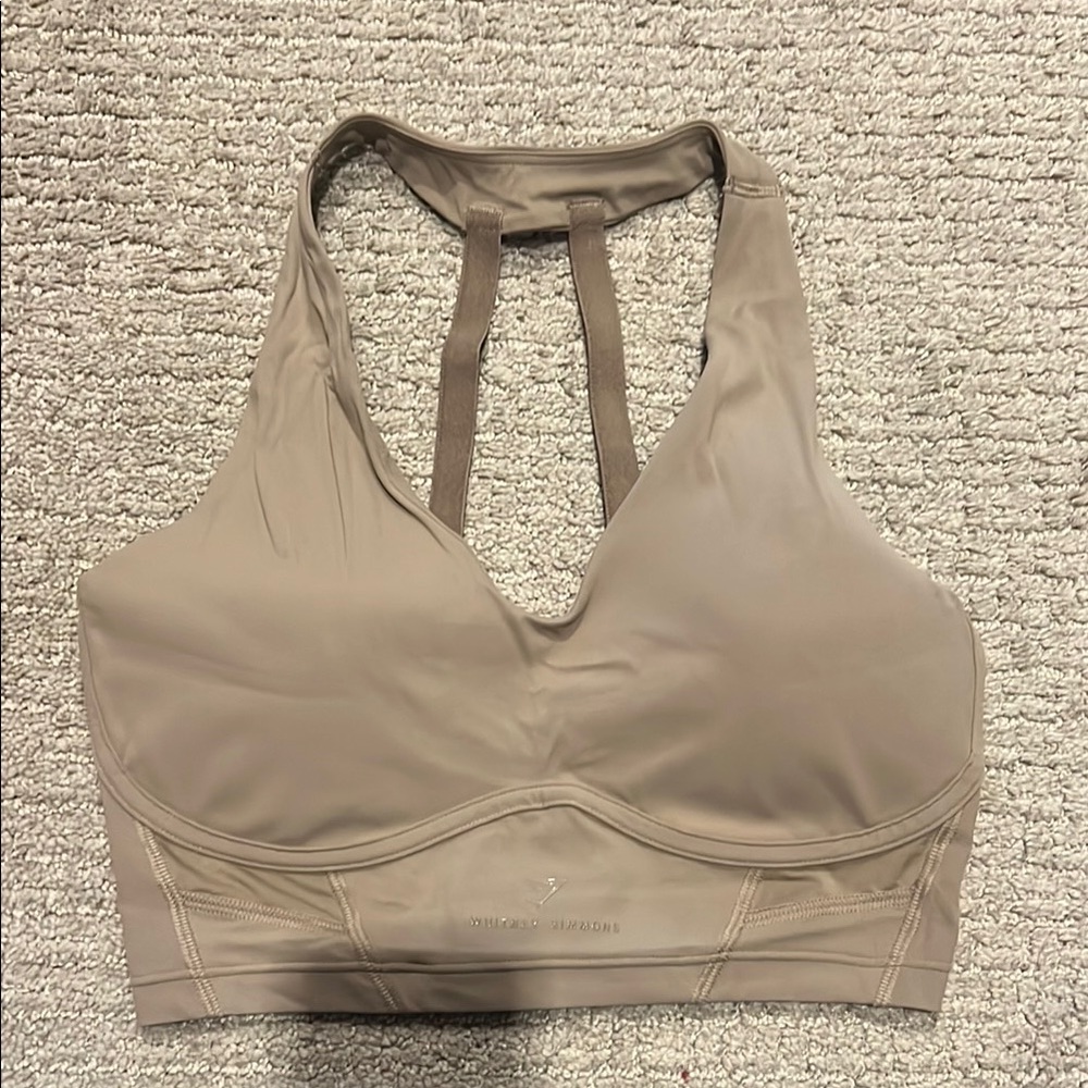 Women's Beige Sports Bra